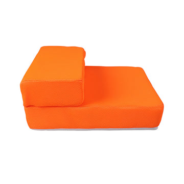 PaWz Pet Stairs Steps Ramp Portable Foldable Climbing Staircase Soft  Dog Orange PaWz